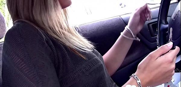  Sensational stepmom has her feet recorded while driving